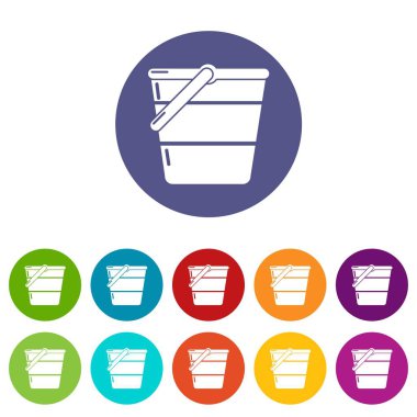 Kova simgeler vektör renk ayarla