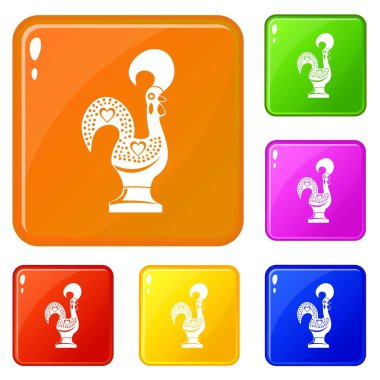 Oyuncak simgeler vektör rengini ayarlamak ıslık