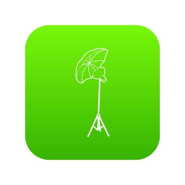 Octobox yeşil simge vektör