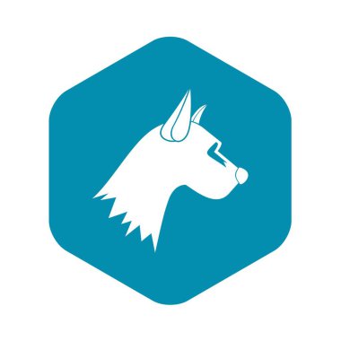 Köpek simgesi, basit tarzı