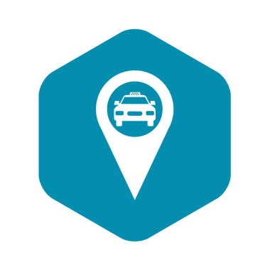 Geo taksi simgesi, basit tarzı