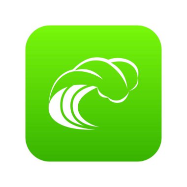 Dalga köpüğü simgesi, basit tarzı ile