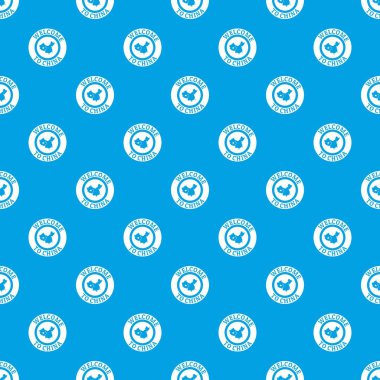 Çin harita desen vektör kesintisiz mavi