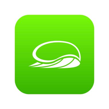 Yüksek deniz dalga simgesi, basit tarzı