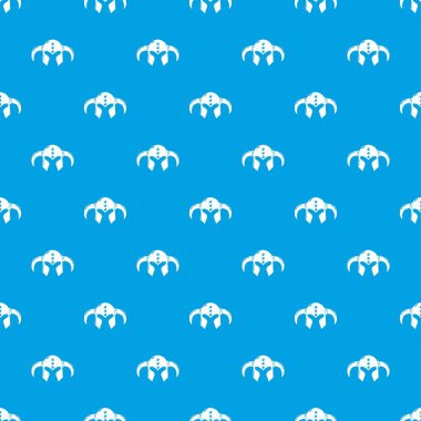 Viking kask klasik desen vektör kesintisiz mavi