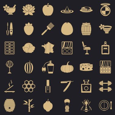 Ürün simgeler kümesi, basit tarzı