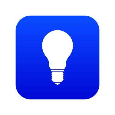 Ampul simgesi dijital mavi