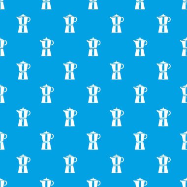 Su ısıtıcısı öğe desen vektör kesintisiz mavi