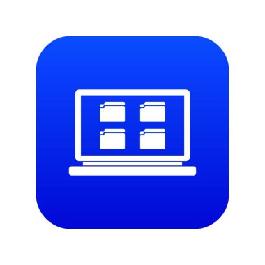 Masaüstü simgesi dijital mavi