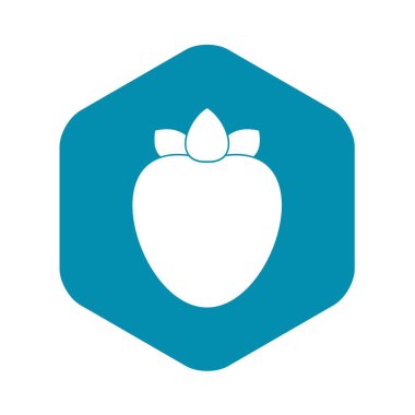 Olgun Trabzon hurması simgesi, basit tarzı