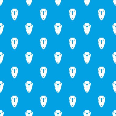 Kilit Ortaçağ desen vektör kesintisiz mavi