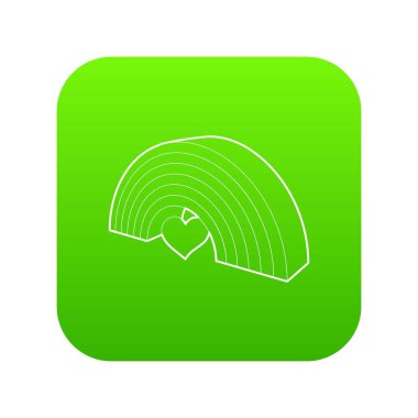 Gökkuşağı, homoseksüel azınlık simgesi, anahat stili