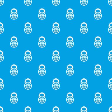 Kilit modern desen vektör kesintisiz mavi