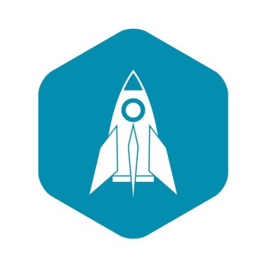 Roket simgesi, basit tarzı