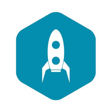 Roket simgesi, basit tarzı