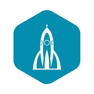 Roket simgesi, basit tarzı
