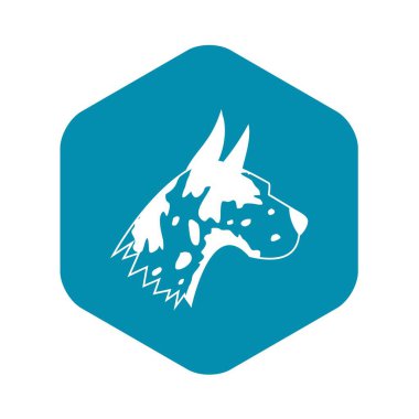 Danua köpek simgesi, basit tarzı