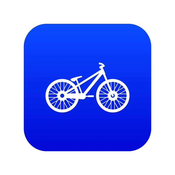Ψηφιακή μπλε εικονίδιο ποδήλατο — Διανυσματικό Αρχείο