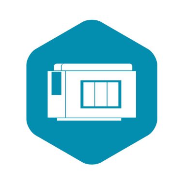 Mürekkep püskürtmeli yazıcı kartuşu simgesi, basit tarzı