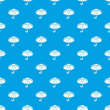 Naylon şemsiye desen vektör kesintisiz mavi