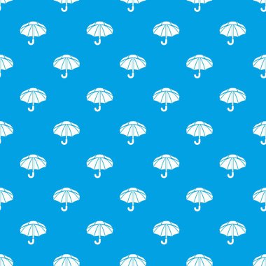 Naylon şemsiye desen vektör kesintisiz mavi