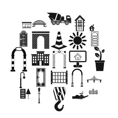 Kazma Icons set, basit tarzı