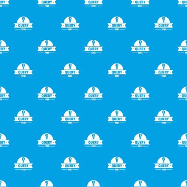 Sorgu desen vektör kesintisiz mavi