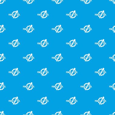Güç aracı Fabrika desen vektör kesintisiz mavi