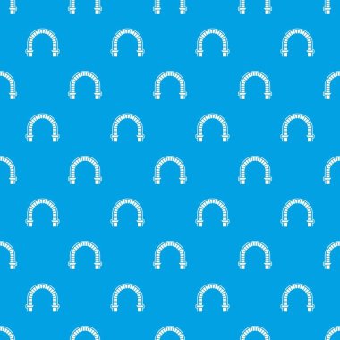Kemer sütun desen vektör kesintisiz mavi