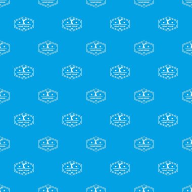 Onarım ev desen vektör kesintisiz mavi