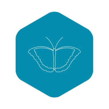 Kelebek Kepçe simgesi, anahat stili