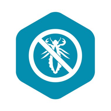 Hiçbir işe yaramaz işareti simgesi, basit tarzı