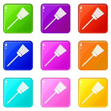 Sineklik simgeler 9 renk koleksiyonu ayarla