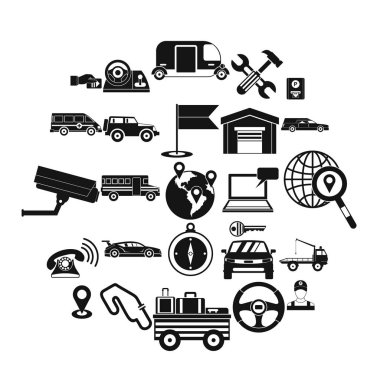 Barrow Icons set, basit tarzı