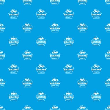 Bina kalite desen vektör kesintisiz mavi