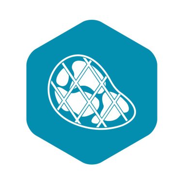 Biftek simgesi, basit stil