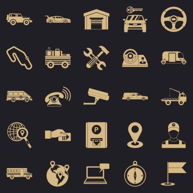 Barrow Icons set, basit tarzı