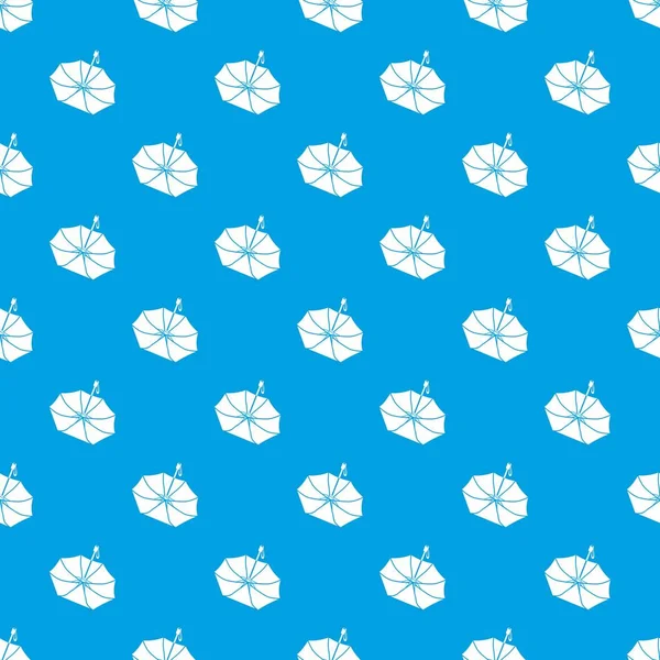 Düşen şemsiye desen vektör kesintisiz mavi