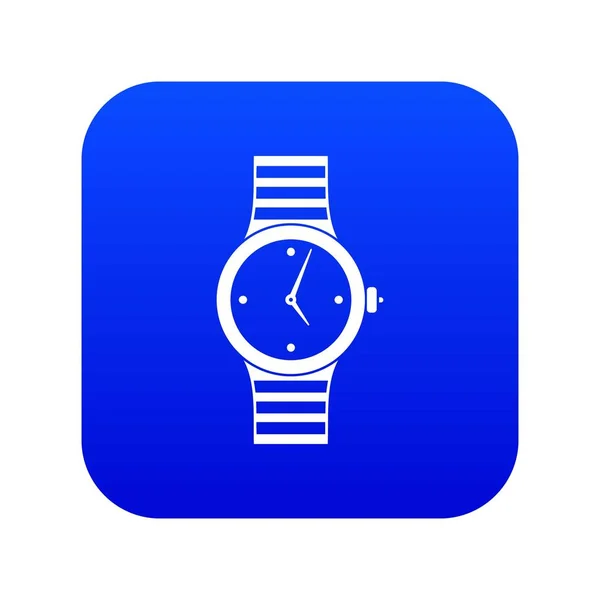 Watch icon digital blue — Stock Vector