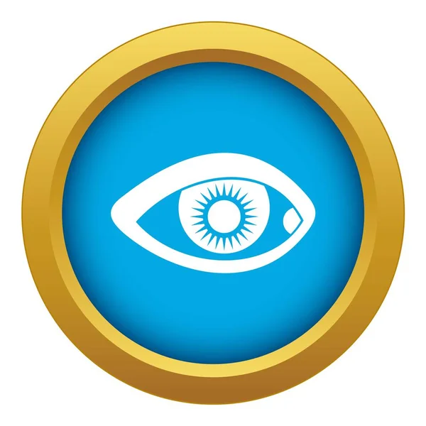 Augensymbol blauer Vektor isoliert — Stockvektor