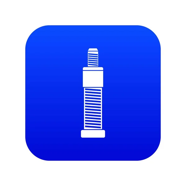 Tornillo y tornillo icono digital azul — Archivo Imágenes Vectoriales