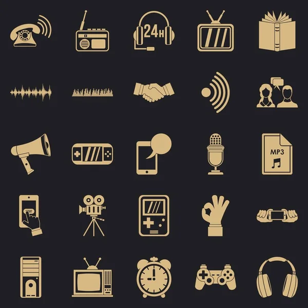 Not Icons set, basit tarzı