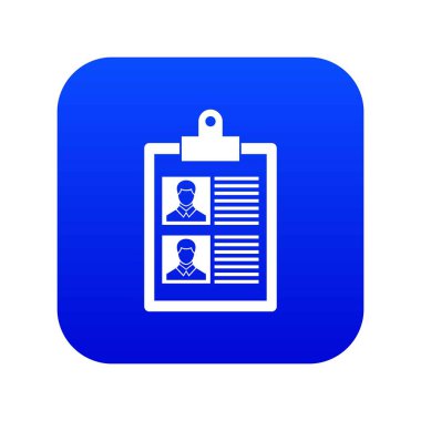 Yeniden başlamak-in iki aday simgesi dijital mavi