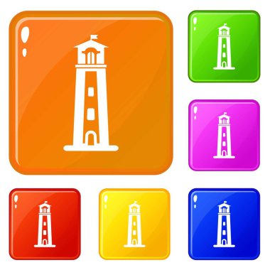 Beacon simgeler vektör renk ayarla