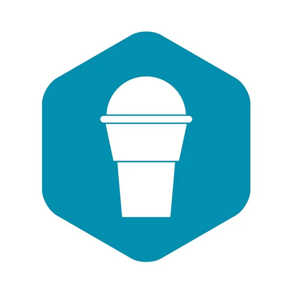 Ikona zmrzliny, jednoduchý styl — Stockový vektor