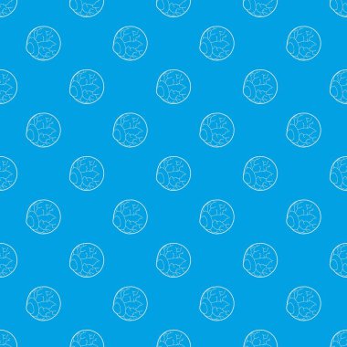 Göz desen vektör kesintisiz mavi