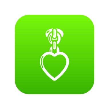 Çanta ZIP simgesi, basit tarzı