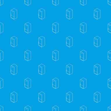 Buzdolabı desen vektör kesintisiz mavi