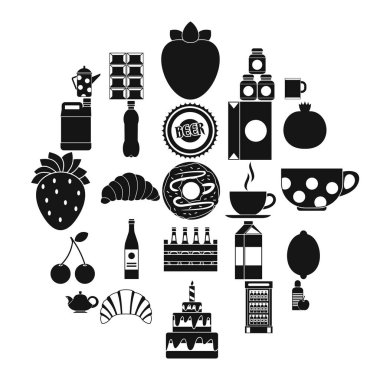 Ale Icons set, basit tarzı