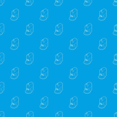 Mutfak Mikser desen vektör kesintisiz mavi